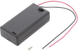 Confortable Electronic Co Ltd Suport baterii 2x AA R6 cu cabluri si comutator COMF SBH-321-3AS (SBH-321-3AS) Baterii de unica folosinta