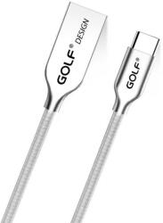 GOLF Cablu Golf Kirsite USB type C 1m 2.4A 36T argintiu (GC-36C-S) - sogest