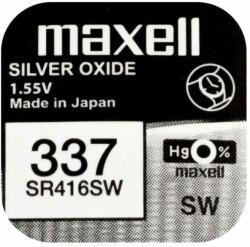 Maxell Baterie ceas Maxell SR416SW V337 1.55V oxid de argint 1buc (337-MAXELL) - sogest