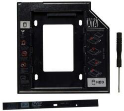 Spacer Rack HDD Caddy pentru laptop 9.5mm grosime interfata SATA la SATA Spacer (SPR-25DVDN)