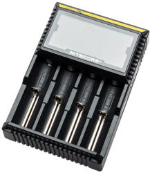 NITECORE Incarcator universal acumulatori x4 LCD 100-240V 12V NITECORE Digicharger D4EU (Digicharger D4EU)