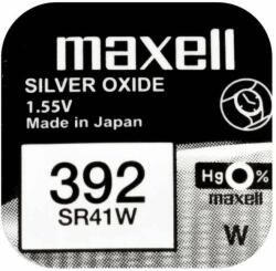 Maxell Baterie ceas Maxell SR41W V392 AG3 1.55V oxid de argint 1buc (392-MAXELL) - sogest