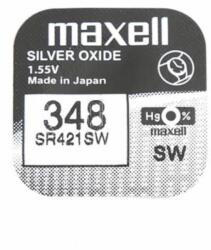 Maxell Baterie ceas Maxell SR421SW V348 1.55V oxid de argint 1buc (348-MAXELL) - sogest