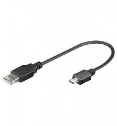 Goobay Cablu adaptor USB A tata la micro USB tata 10cm Goobay (46557)