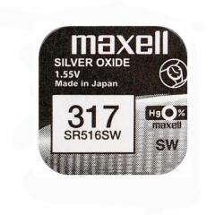 Maxell Baterie ceas Maxell SR516SW V317 SR62 1.55V oxid de argint 1buc (317-MAXELL) - sogest