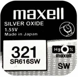 Maxell Baterie ceas Maxell SR616SW V321 SR65 1.55V oxid de argint 1buc (321-MAXELL) - sogest