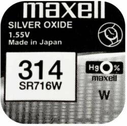Maxell Baterie ceas Maxell SR716W V314 1.55V oxid de argint 1buc (314-MAXELL) - sogest