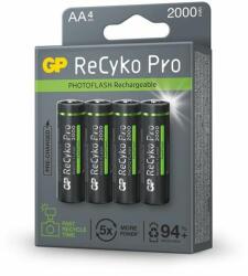 GP Batteries Acumulatori AA R6 GP NiMH Recyko Pro Fast Flash 2000mAh 4buc GP210AAHCF-2APCEB4 (GP210AAHCF-2APCEB4) - sogest