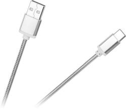 M-Life Cablu USB - USB Type C 1m argintiu M-Llife (ML0800S) - sogest