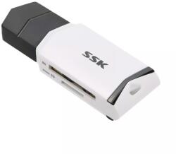 SSK Card Reader SSK SD SDHC SDXC Micro-SDHC Micro-SDXC T-Flash MiniSD MMC RS-MMC MMCMicro CF plug & play (SCRM601) - sogest