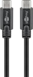 Goobay Cablu sincronizare incarcare super viteza USB TYPE C 3.2 Gen 1 - USB TYPE C 3m 3A 5Gbit/s Goobay (66509) - sogest