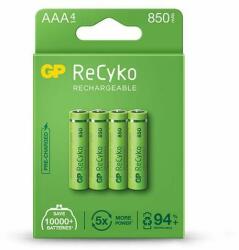 GP Batteries Set acumulatori R3 AAA NiMH 850mAh 4buc GP ReCkyo GP85AAAHCE-2EB4 (GP85AAAHCE-2EB4) - sogest Baterie reincarcabila
