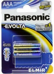 Panasonic baterii alcaline AAA (LR3) Evolta 2buc LR03EGE/2BP (LR03EGE/2BP) - sogest Baterii de unica folosinta