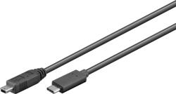 Goobay Cablu prelungitor USB Type C tata - mini USB 5 pini 2.0 1m negru Goobay (67990) - sogest
