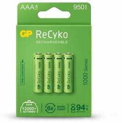 GP Batteries Set acumulatori R3 AAA NiMH 950mAh 4buc GP ReCkyo GP100AAAHCE-2EB4 (GP100AAAHCE-2EB4) - sogest