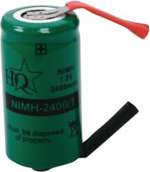 HQ Acumulator NI-MH 1.2V 2400mAh tip lipire HQ (NIMH-2400/1)