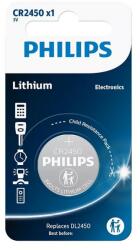 Philips Baterie lithium CR2450 blister 1buc PHILIPS (PH-CR2450/10B) - sogest Baterii de unica folosinta