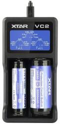 XTAR Incarcator Universal LI-ION NI-MH NI-CD 2buc LCD USB XTAR-VC2 (VC2)