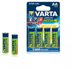 VARTA Set acumulatori AA Ni-MH 2100mAh Varta 4buc Ready to use (43462) - sogest