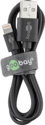 Goobay Cablu USB 2.0 la IPHONE lightning MFI tata-tata 1m incarcare si date GOOBAY (63523)