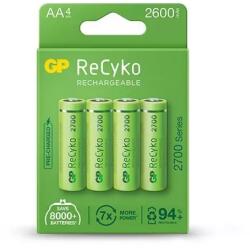 GP Batteries Set acumulatori R6 AA NiMh 2700mAh 4buc GP ReCkyo (GP270AAHC-RCK-PGB4-NEW) - sogest