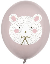 PartyDeco Balon din latex - Ursul polar gri cald