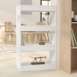 vidaXL Bibliotecă/Separator cameră, alb extralucios, 60x30x103 cm, PAL (811661) Biblioteca