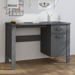 vidaXL Birou „HAMAR, gri închis, 113x50x75 cm, lemn masiv de pin (340462)