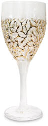 Bohemia 1845 Чаша за вино Bohemia 1845 Nicolette Golden Marble 270ml, 6 броя (1005767) - azo