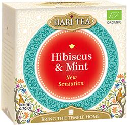 Hari Tea Ceai premium Hari Tea - New Sensation - hibiscus si menta bio 10dz x 2g