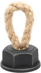 Demos Bútorfogantyú Spaccata gomb kötél/ófekete Tulip (dem-382066)