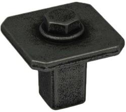 Demos Bútorfogantyú Kentucky gomb ófekete Tulip (dem-351834)