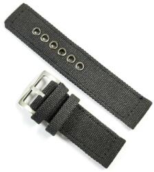  Curea de ceas Neagra din material textil 24mm WZ4927 (WZ4927)