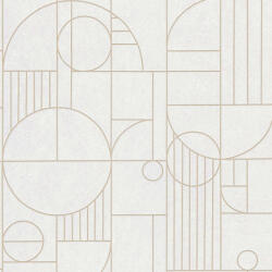 AA Design Tapet art deco alb marmorat Attractive (386992)
