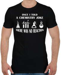 printfashion Chemistry joke (white) - Férfi póló - Fekete (7300311)