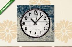 Vászonkép óra, Premium Kollekció: Absztrakt textúra (olajfestmény reprodukció)(25x25 cm C01)