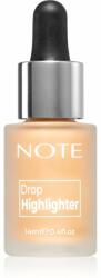 Note Cosmetique Drop Highlighter Folyékony Highlighter pipettával 02 Charming Desert 14 ml