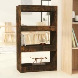vidaXL Bibliotecă/Separator cameră, stejar fumuriu, 60x30x103 cm PAL (813602) Biblioteca