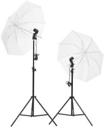 vidaXL Kit lumini studio foto, trepiede+umbrele (190230)