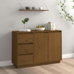 vidaXL Servantă, maro miere, 111x34x75 cm, lemn masiv de pin (813807) Comoda