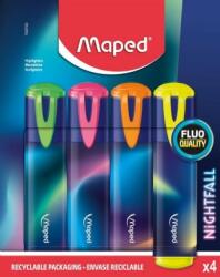 Maped Textmarker Nightfall 4 culori/set Maped 740700