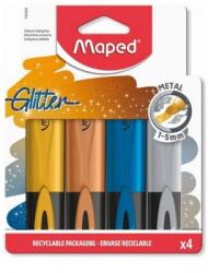 Maped Textmarker cu sclipici Fluo Peps Classic Pastel 4 culori/set Maped 742000