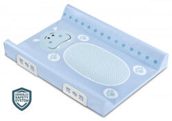 Merev pelenkázó lap 50*70 cm Safety System - kék Hippo - babyshopkaposvar