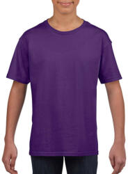 Gildan Gyerek póló Rövid ujjú Gildan Softstyle Youth T-Shirt - M (116/134), Lila