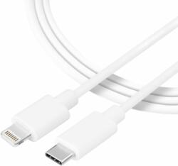 Tactical Cablu tactic cu filet neted USB-C / Lightning 0, 3m alb