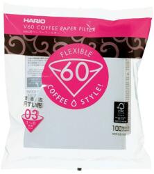 HARIO V60-03 filter papír fehér 100 db