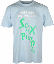 ROCK OFF Tricou pentru bărbați Sex Pistols - NMTB Drop Logo - LHT ALBASTRU - ROCK OFF - SPTS31MLB