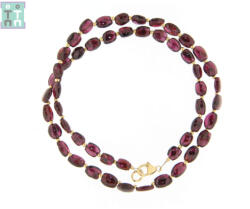  Colier din Granat Oval 6-8 x 5-6 mm - Accesorii de Gold Filled