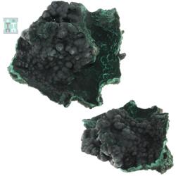 Malachit cu Heterogenit - Mineral Natural Brut Congo - 22x20x8 cm - ( XXL ) - Unicat