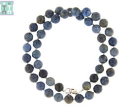  Colier din Dumortierit Rotund 8-8, 9 mm - Accesorii de Argint 925 - concepttropic - 191,00 RON